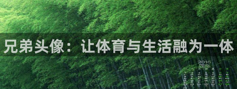关键词：兄弟头像：让体育与生活融为一体